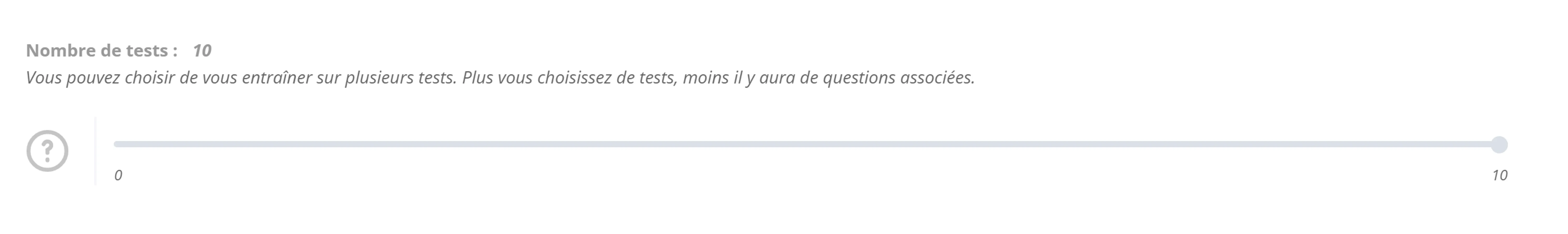 Note de réussite personnalisée test pratique Test Code ETM