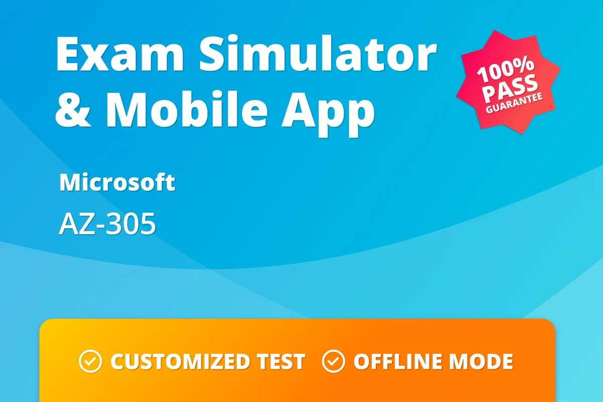 This image is related to the AZ 305 practice test in the United States of America. This image is related to the AZ 305 practice test in the United States of America.